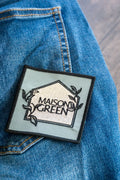 Maison Green Iron On Patch